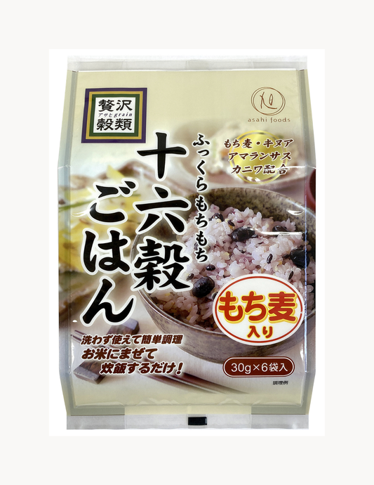 贅沢穀類  十六穀ごはん   180g（30g×6）【2袋／12袋】