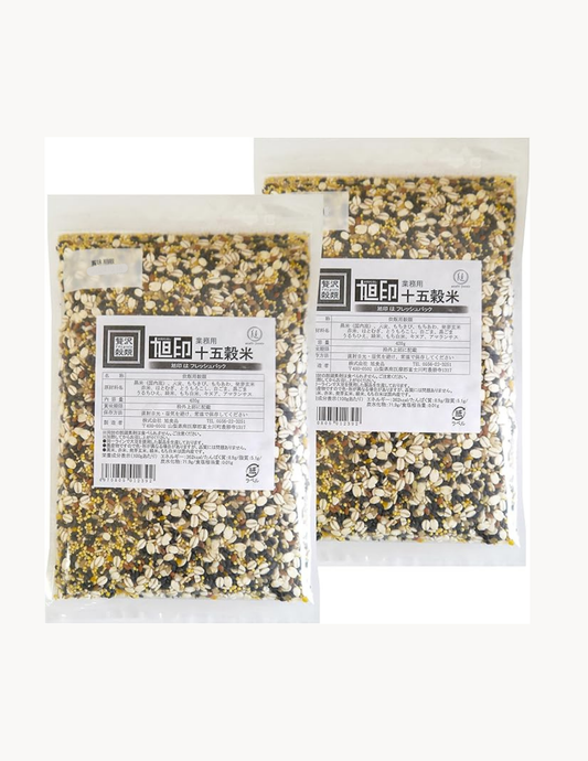 旭印 業務用十五穀米 840g（420g×2袋）雑穀米 混ぜるだけ 雑穀ブレンド スーパーフード 食物繊維